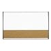 Quartet Cubicle Arc Frame Magnetic Combination Board, Bulletin and Dry-Erase Boards, 30 x 18 Inches, Aluminum Frame (ARCCB3018)