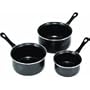 M E Heuck Company 32007 3-Piece Sauce Pan Set