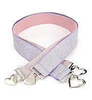2 pack Metallic Effect Elasticated Belts