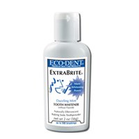 Eco-Dent Extra Brite Tooth Whitener, Without Fluoride, Dazzling Mint, 2 oz (56 g)