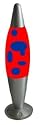 Red and Blue Lava Peace Lamp