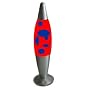 Red and Blue Lava Peace Lamp