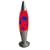 Red and Blue Lava Peace Lamp