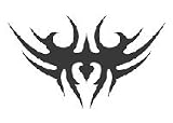 Tribal Wings Temporary Tattoo