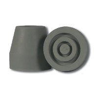 Harvy Walker Tips, Grey, Model No : 21, Size: 1-1/8 Inches - 4 Each