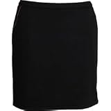 bette & court Textured Performance Knit Skort (COLOR: Brown/Purple, SIZE:Medium)