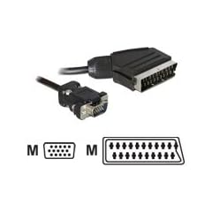 DELOCK Kabel Video Scart Ausgang -> VGA Eingang