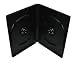 100 Pack 14mm Double Black DVD Case (Machine Pack Grade)