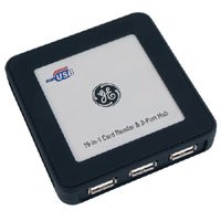 Ge USB 2.0 3PORT Hub and 19-IN-1 Card Reader with mcc