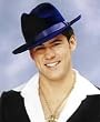Black Velvet Gangster Costume Hat - Shown in Blue, Available in Black