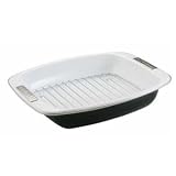  : KitchenAid Gourmet Essentials Black 16-1/2-Inch Roaster with Chrome Rack