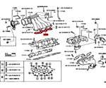 Toyota Camry Air Surge Tank Gasket, 3.0L (94-96)