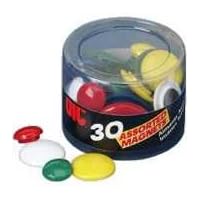OIC92500 - Magnets, For Metal Presentation Board/File Cabinets,Assorted
