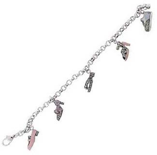 Shoe Charm Bracelet by Judith Jack