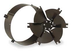 Dayton 2YU34 Radial Diffuser, For 7.5/10/15 kW Heaters
