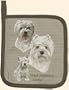 West Highland White Terrier Puppy Dog Kitchen Potholder