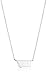 Amazon Collection Sterling Silver Stationed Mini State Pendant Necklace, 16