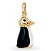 Jewelco London 9ct Yellow gold Enamelled Penguin Charm ( 1.1g )
