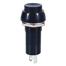 SPST MOMENTARY ON PUSH BUTTON SWITCH - ROUND