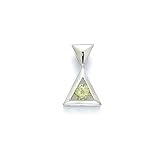 Sterling Silver Peridot Pendant