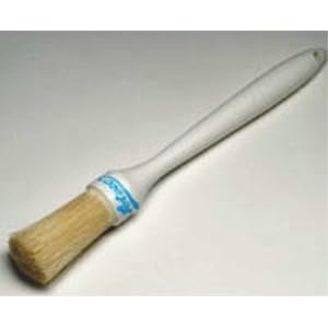 Ateco Epoxy Fused Round Pastry Brush, 1 Inch Diameter by Ateco