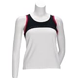 Tail Tennis Pink Com Nail Head Tank (COLOR: White/Navy, SIZE:Medium)