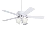 CF711WW - Emerson 50in Pro Series II Ceiling Fan in Appliance White with Ap ....