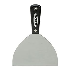 Hyde Tools 02855 6-Inch Flex Wall covering Trim Tool, Black and Silver