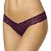 Low rise thong Plum