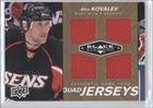 2010-11 Black Diamond Jerseys Quad Gold #QJAK - Alex Kovalev/25