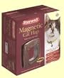 Magnetic Cat Flap - Woodgrain