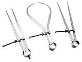 Caliper Set - Inside-Outside and Divider - Carbon Steel -12"