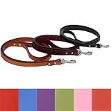 Auburn Leathercrafters Rolled Dog Collar green-color 24 L