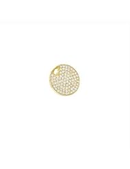 0.42ct Diamond Accented 14k Gold Charm