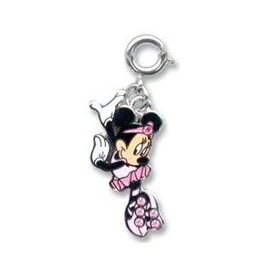 Buy Adorable Licensed Disney  Minnie Mouse Ballet Charm with Pink Crystals by  