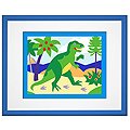 Dinosaurland T-Rex Framed Print by Olive Kids