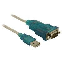 USB - Seriell Konverter USB - A / Stecker - DB9 / RS232  Stecker blau Preisvergleich