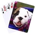 Bulldog Playing Cards