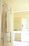 Jeeves Model D Curved Electric Hardwire Towel Warmer - Polished Chrome