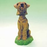 Mini Bobble Head Dog Airedale Terrier