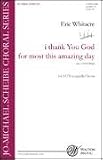 Thank You God for amazing day SATB divisi a cappella