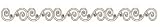 Queen and Company - Formal Collection - Self Adhesive Felt Fusion Border - Scroll - Cream