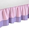 Pink and Purple Butterfly Bed Skirt for Crib and Toddler Bedding Sets by JoJo Designs