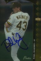 Paul Wagner, Pittsburgh Pirates, 1994 Upper Deck SP Autographed Card