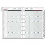 Calendar Refill, 2 PPM Tabs, Dated Mon-Sun, Classic, 5-1/2 x 8-1/2, White (DRN061685Y) Category: Personal Organizers