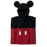 Disney Mickey Mouse Hooded Bath Towel - Black