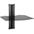 Omnimount Tria 1 B 1-Shelf Wall Furniture (Black/Dark Glass)