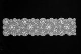 Heritage Lace Flurry Snowflake Mantle Scarf 20 x 88