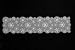 Heritage Lace Flurry Snowflake Mantle Scarf 20 x 88 White