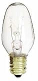 Satco Light Bulbs 10C7 10watts C7 Incandescent Clear Bulbs